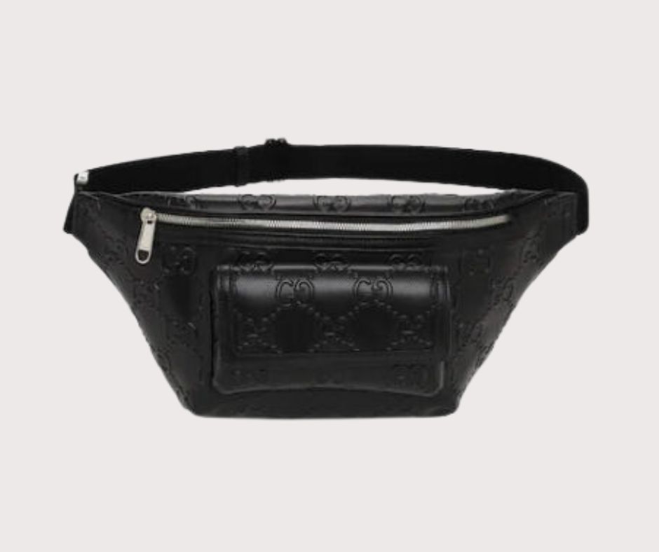 Gucci | Black Leather Belt Bag - anothen2050.com